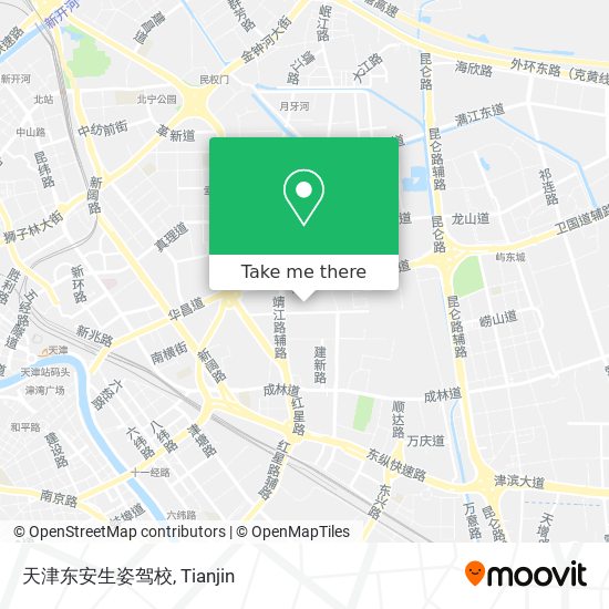 天津东安生姿驾校 map