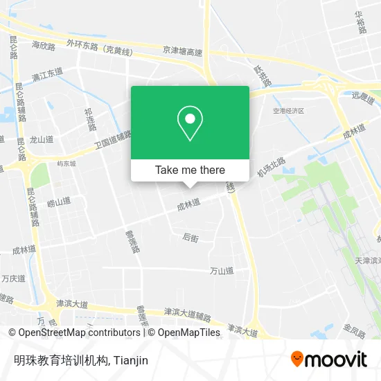 明珠教育培训机构 map