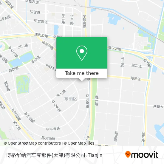 博格华纳汽车零部件(天津)有限公司 map