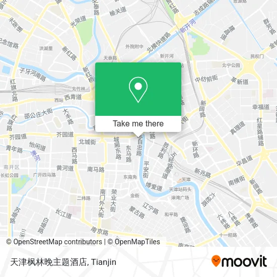天津枫林晚主题酒店 map