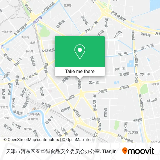 天津市河东区春华街食品安全委员会办公室 map