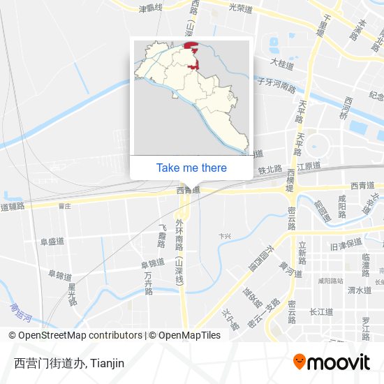 西营门街道办 map