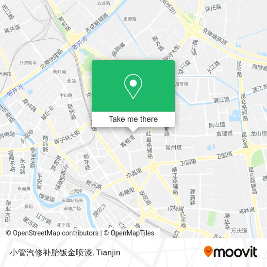 小管汽修补胎钣金喷漆 map