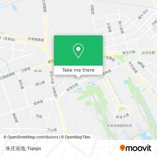 朱庄浴池 map