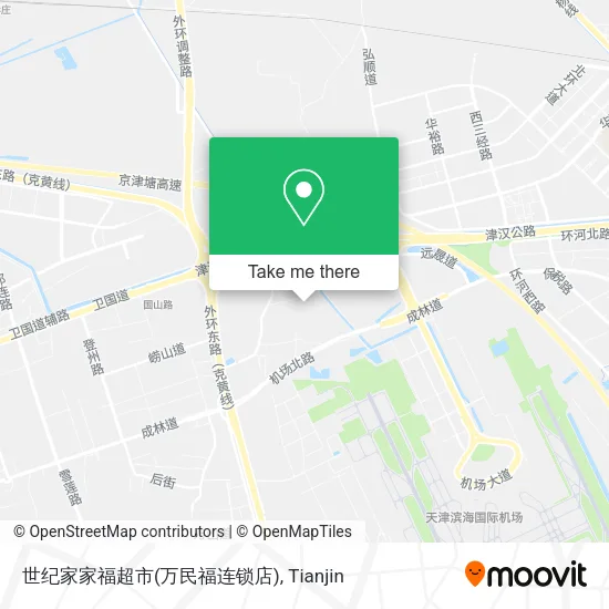 世纪家家福超市(万民福连锁店) map