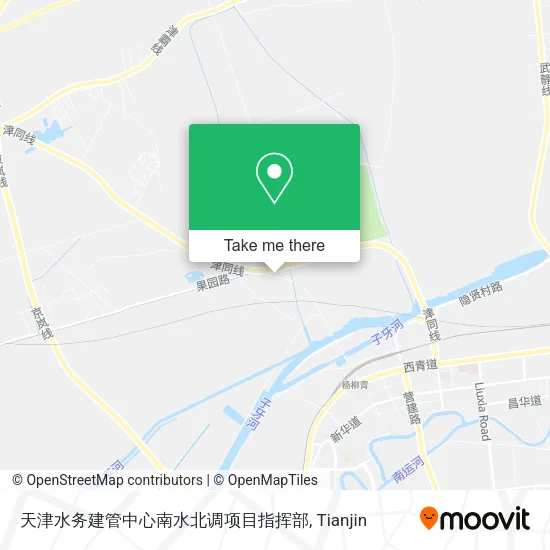 天津水务建管中心南水北调项目指挥部 map