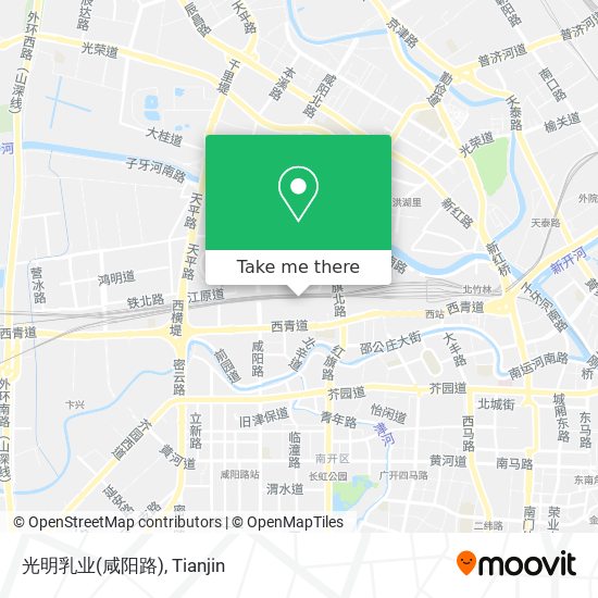 光明乳业(咸阳路) map