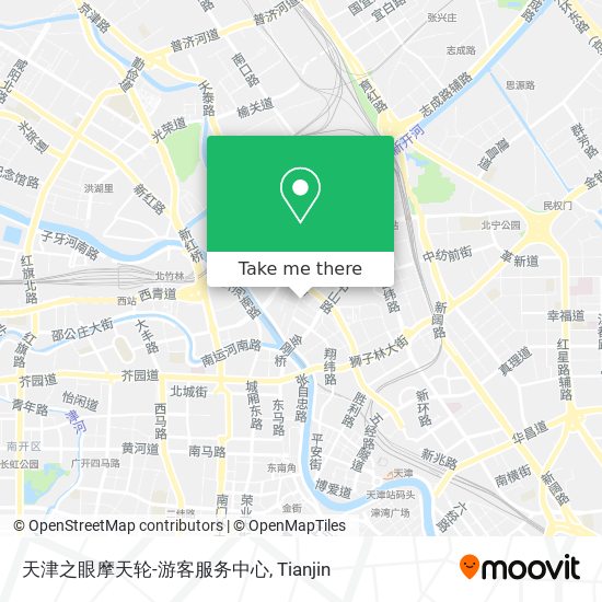 天津之眼摩天轮-游客服务中心 map