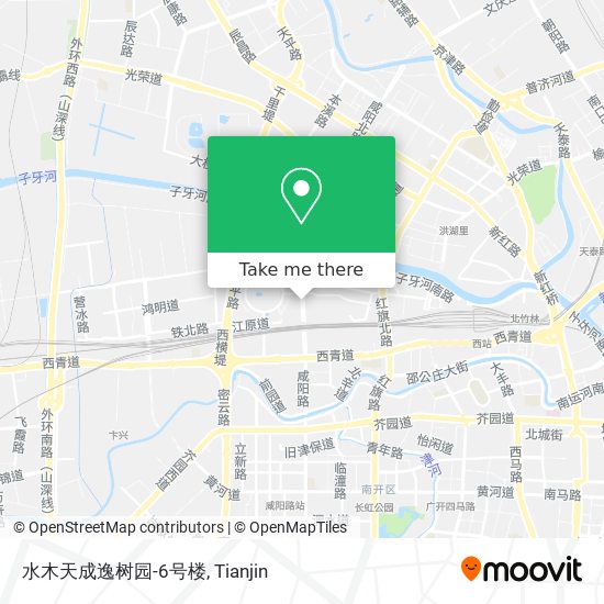 水木天成逸树园-6号楼 map
