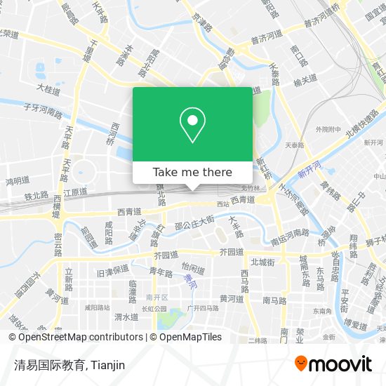 清易国际教育 map