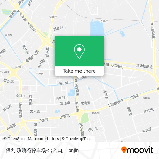 保利·玫瑰湾停车场-出入口 map