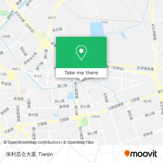保利昆仑大厦 map