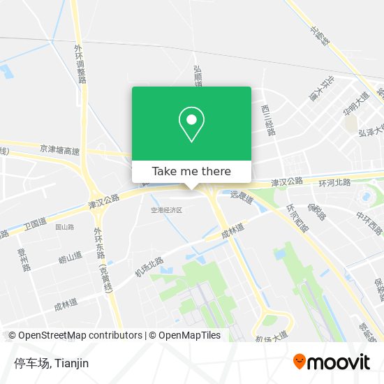 停车场 map