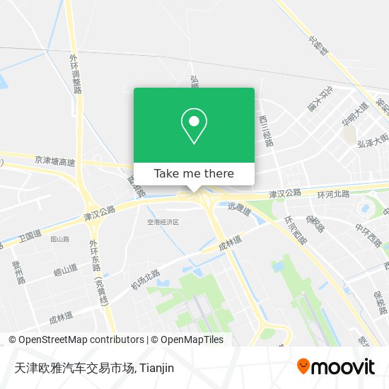 天津欧雅汽车交易市场 map