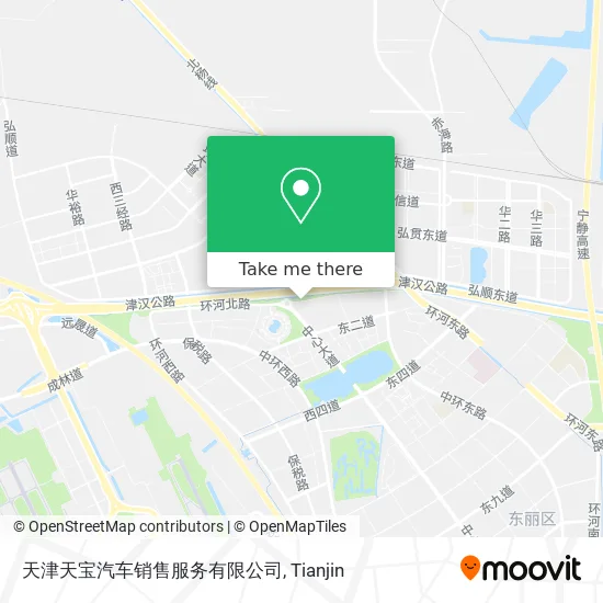 天津天宝汽车销售服务有限公司 map
