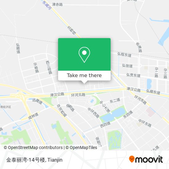 金泰丽湾-14号楼 map
