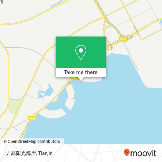 力高阳光海岸 map