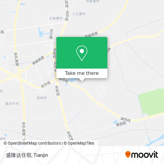 盛隆达住宿 map