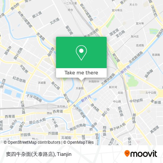 窦四牛杂面(天泰路店) map