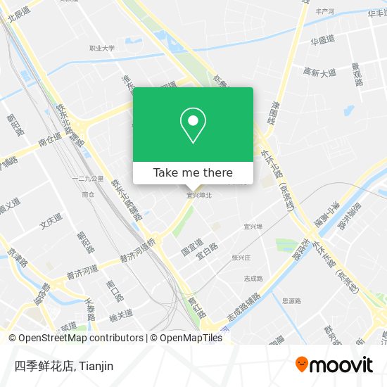 四季鲜花店 map