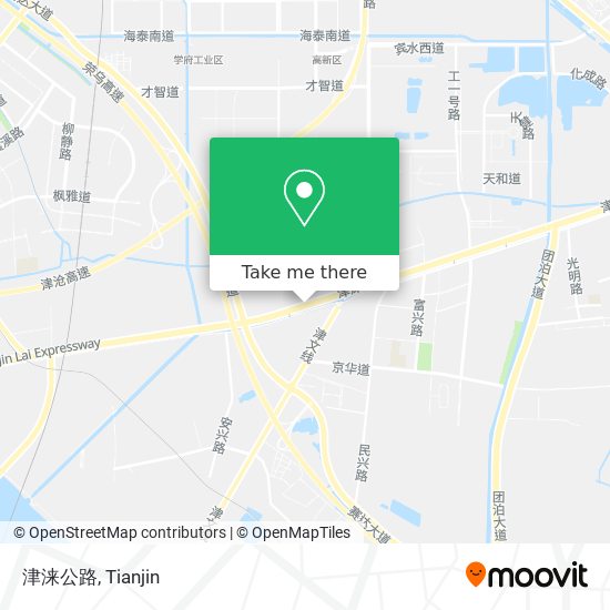 津涞公路 map