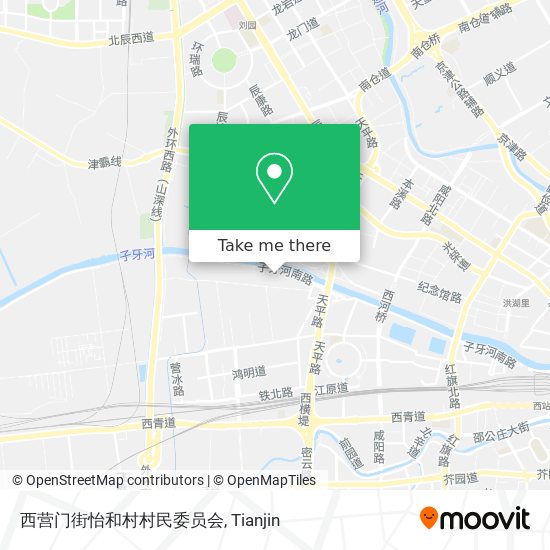 西营门街怡和村村民委员会 map