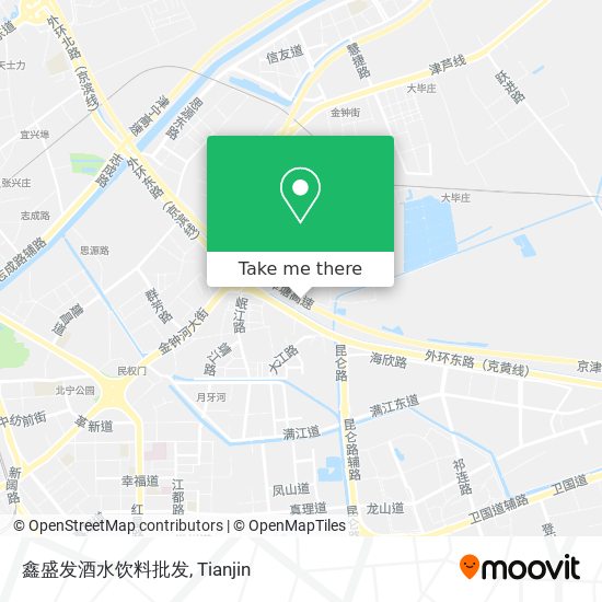 鑫盛发酒水饮料批发 map