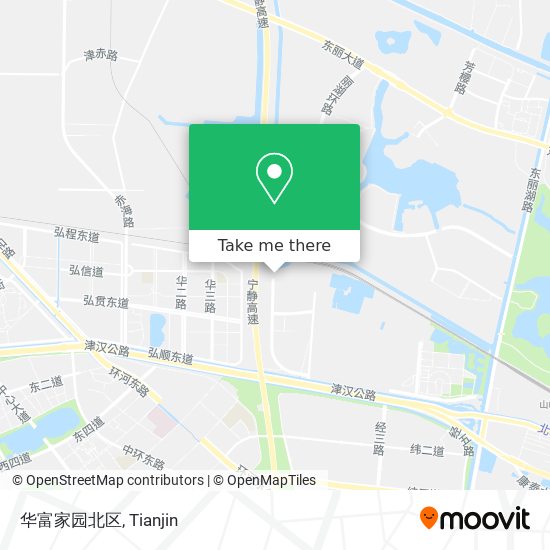 华富家园北区 map