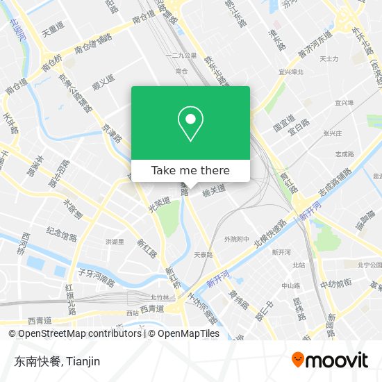 东南快餐 map