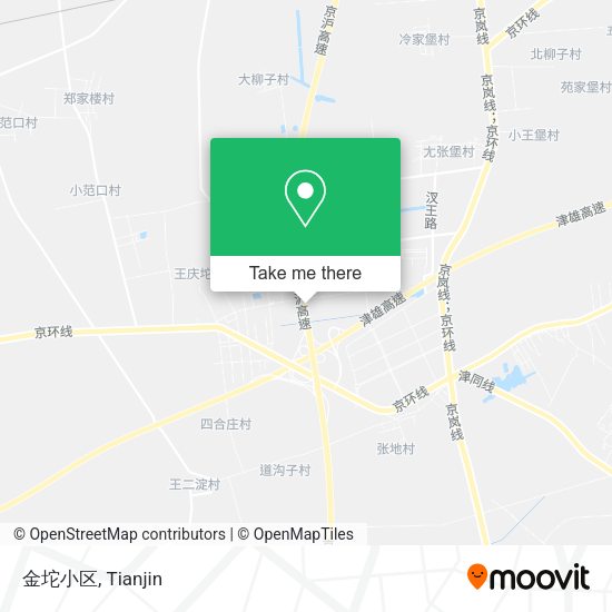 金坨小区 map