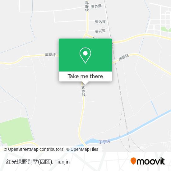 红光绿野别墅(四区) map