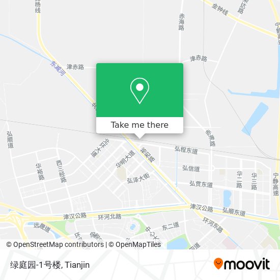 绿庭园-1号楼 map