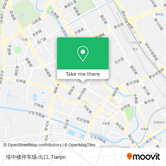 绥中楼停车场-出口 map