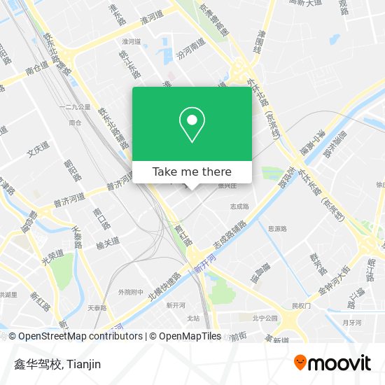 鑫华驾校 map