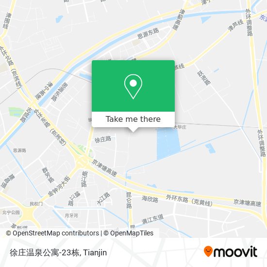 徐庄温泉公寓-23栋 map