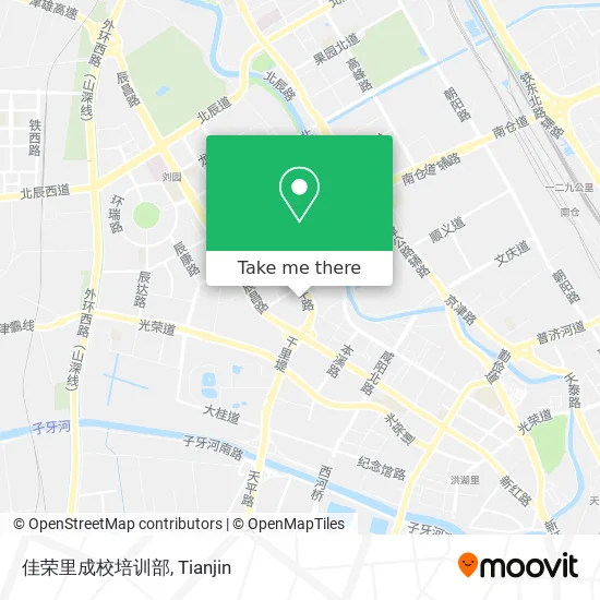 佳荣里成校培训部 map