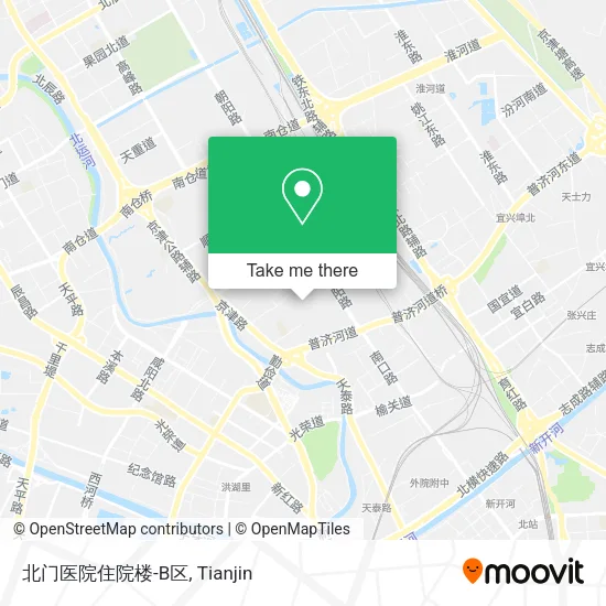 北门医院住院楼-B区 map