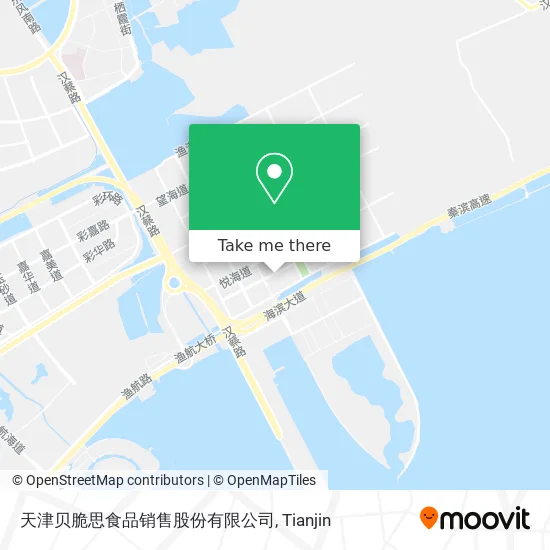 天津贝脆思食品销售股份有限公司 map