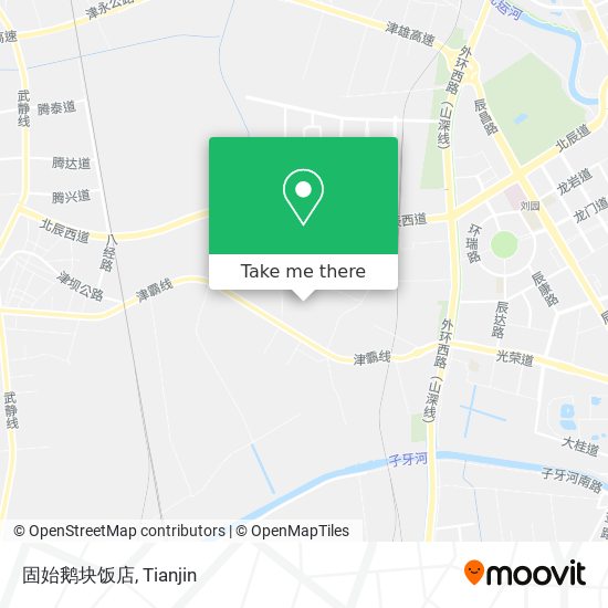 固始鹅块饭店 map