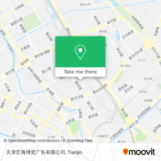 天津艺海博览广告有限公司 map