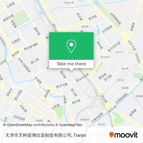 天津市天科玻璃仪器制造有限公司 map