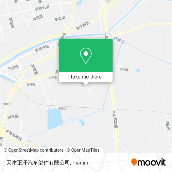 天津正泽汽车部件有限公司 map