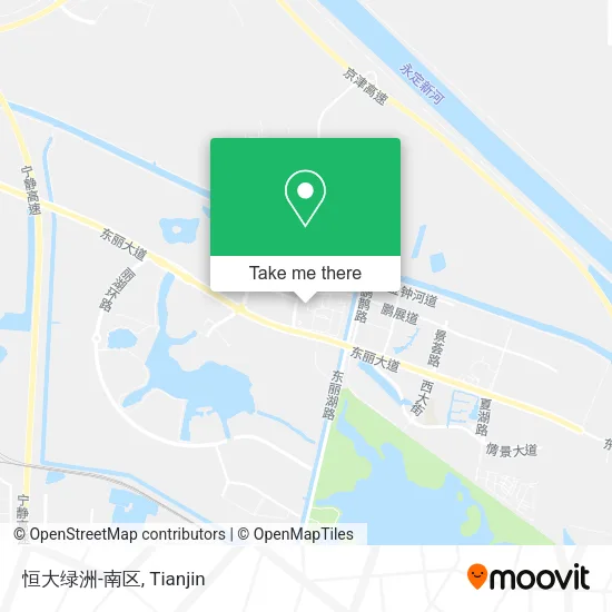 恒大绿洲-南区 map