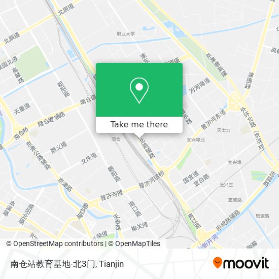 南仓站教育基地-北3门 map