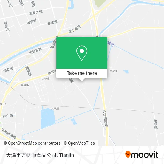 天津市万帆顺食品公司 map