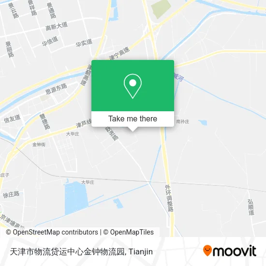 天津市物流贷运中心金钟物流园 map