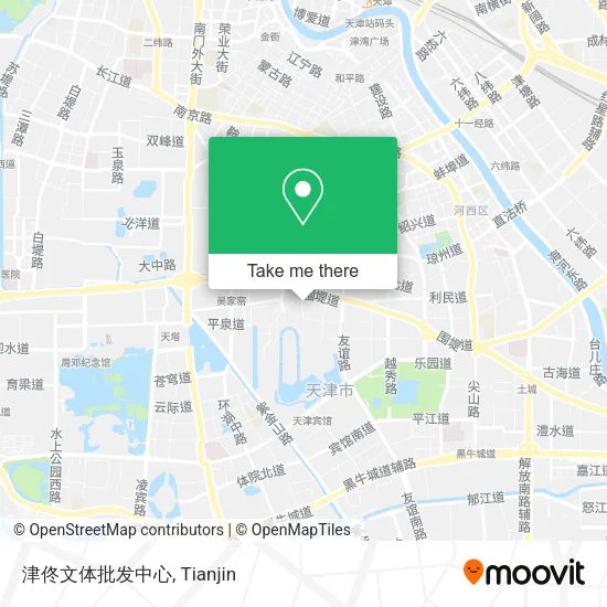 津佟文体批发中心 map