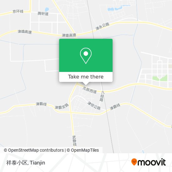 祥泰小区 map