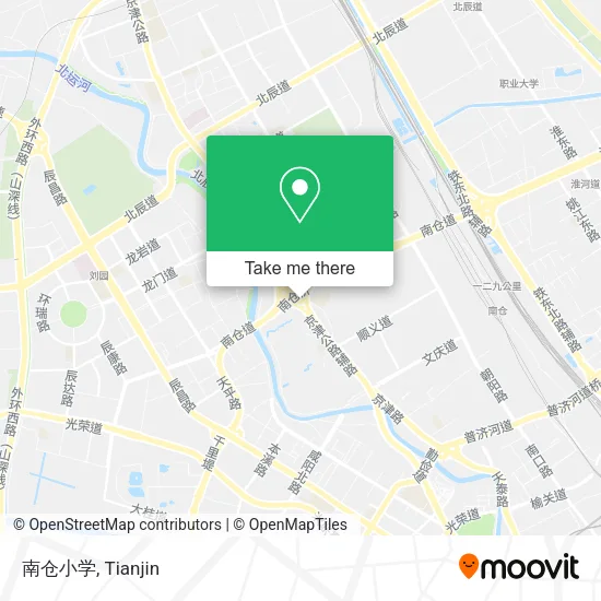 南仓小学 map