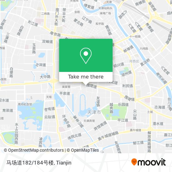 马场道182/184号楼 map